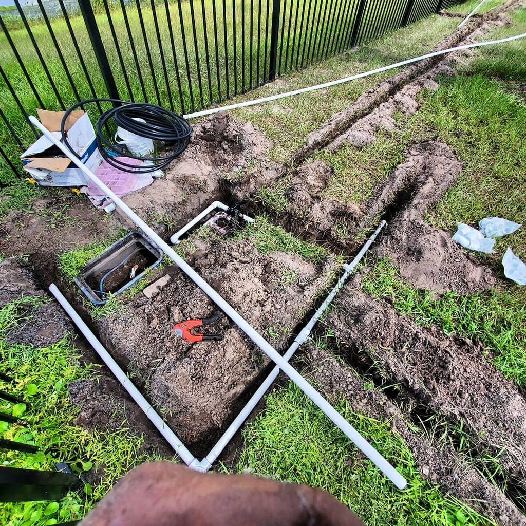 Add new irrigation line.
