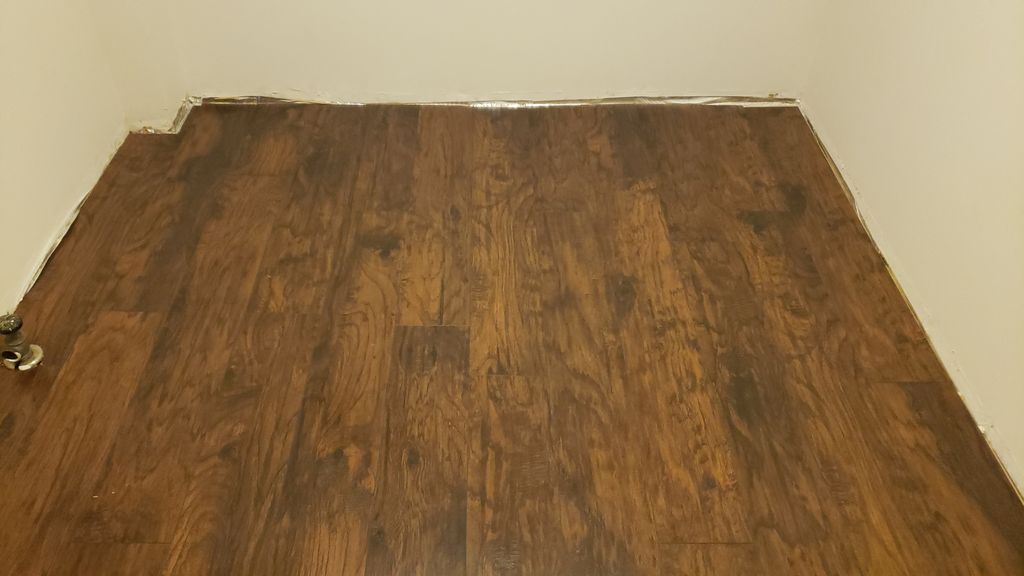 New flooring for a bedroom 