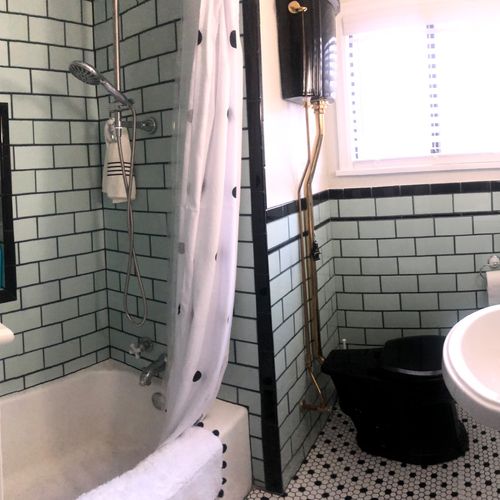 We couldn’t be happier with our bathroom remodel. 