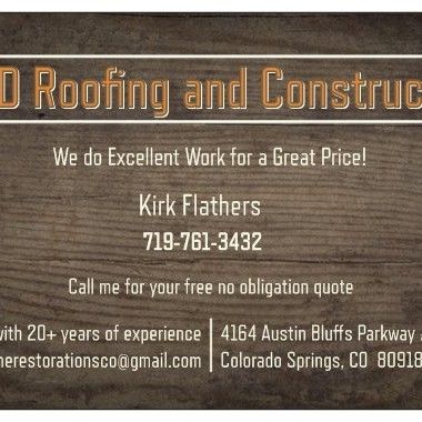 K&D Roofing and Construction