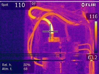 Thermal Imaging of bad wiring.