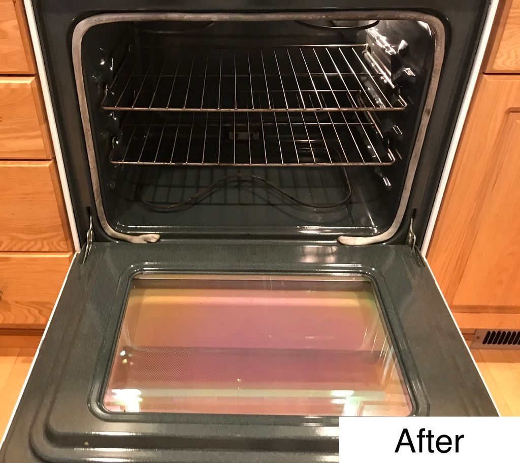 Oven Cleaning- AFTER