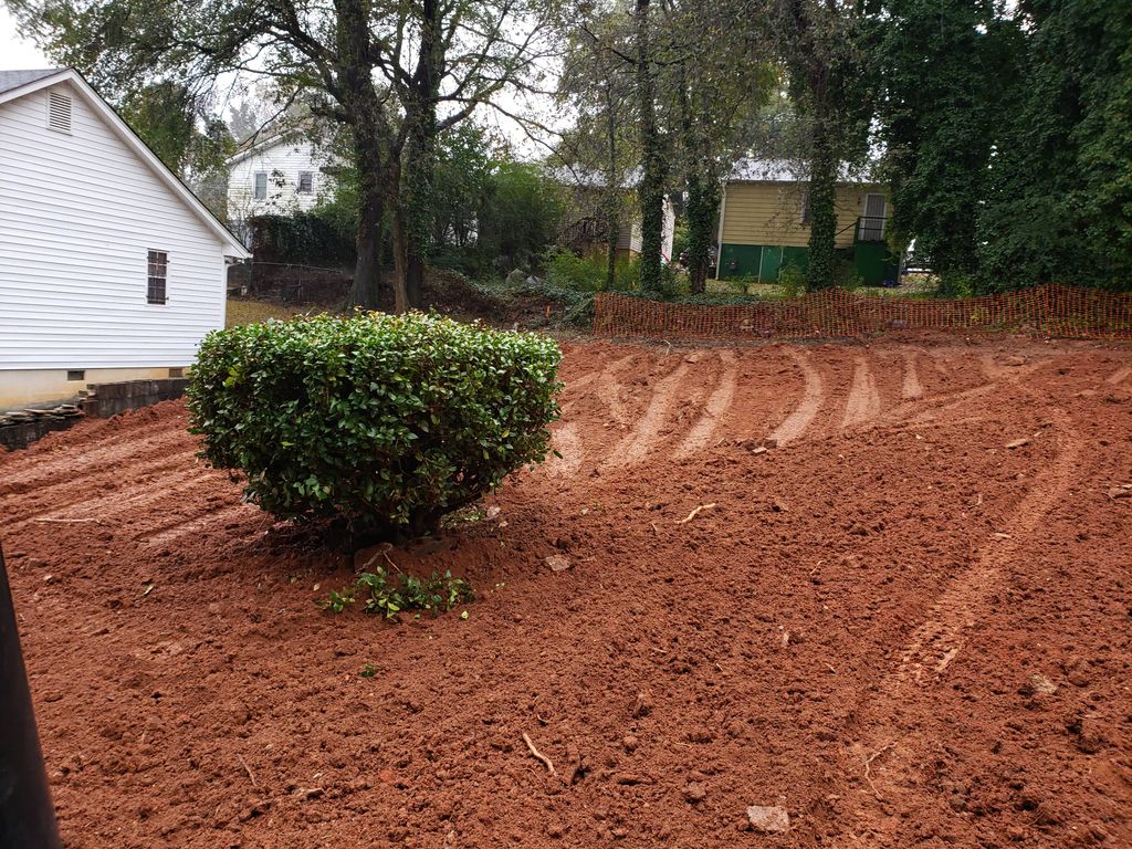 Clean site of house demo