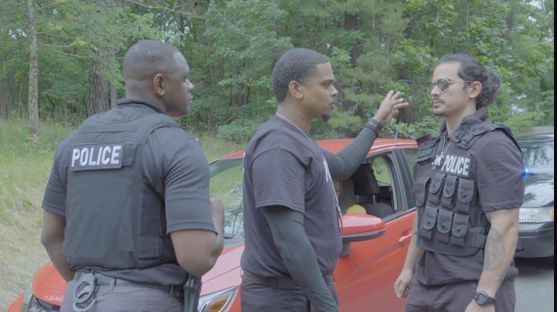 Image from my feature film "Protect and Serve"