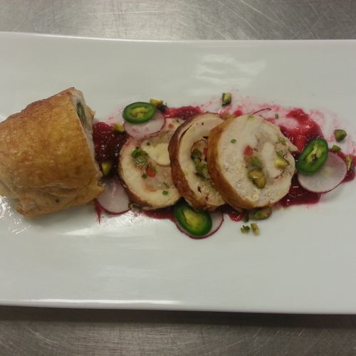 Southwest Chicken Ballotine (Can be made with Turk