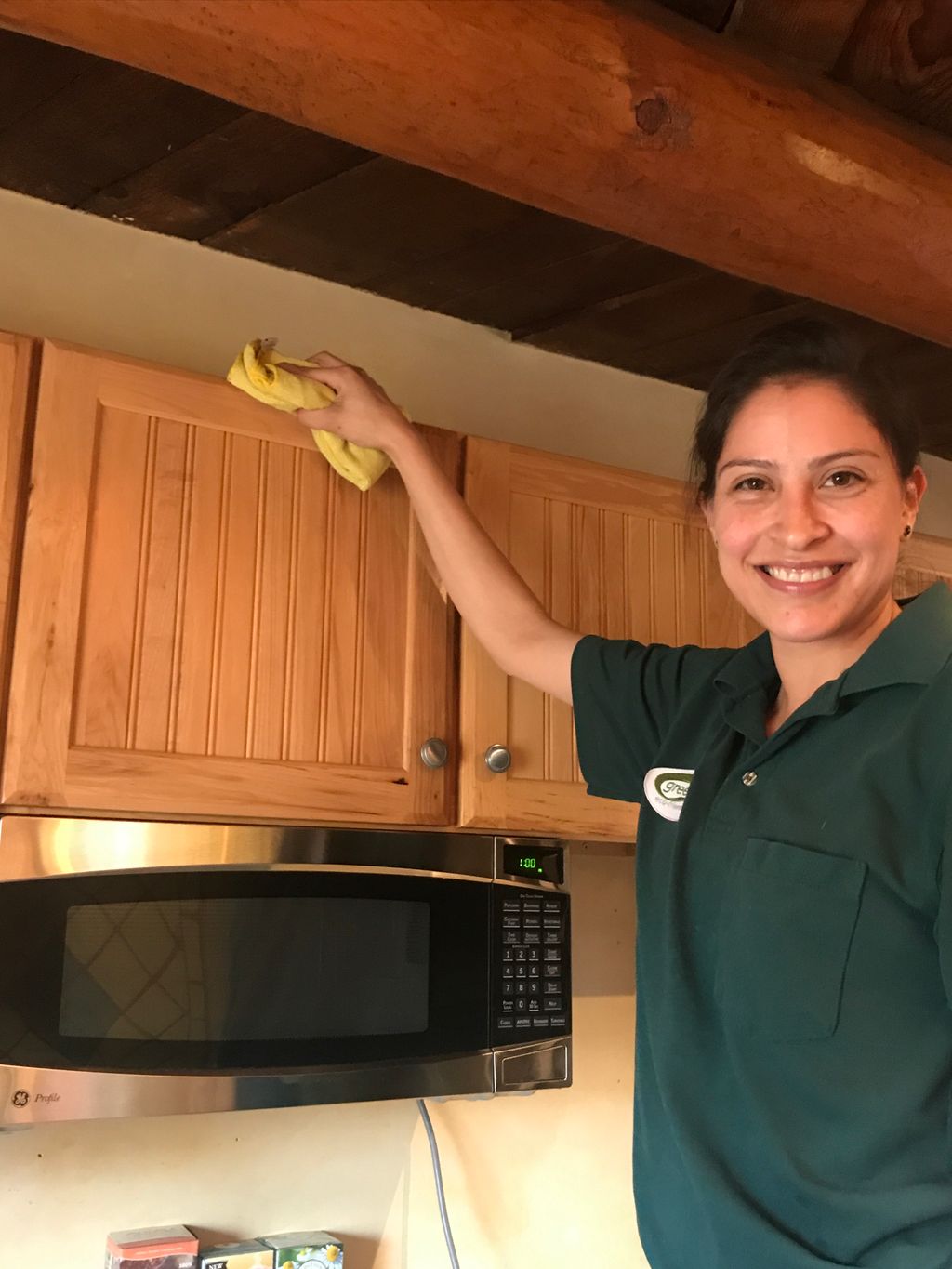 Danielle, one of our cleaning techs