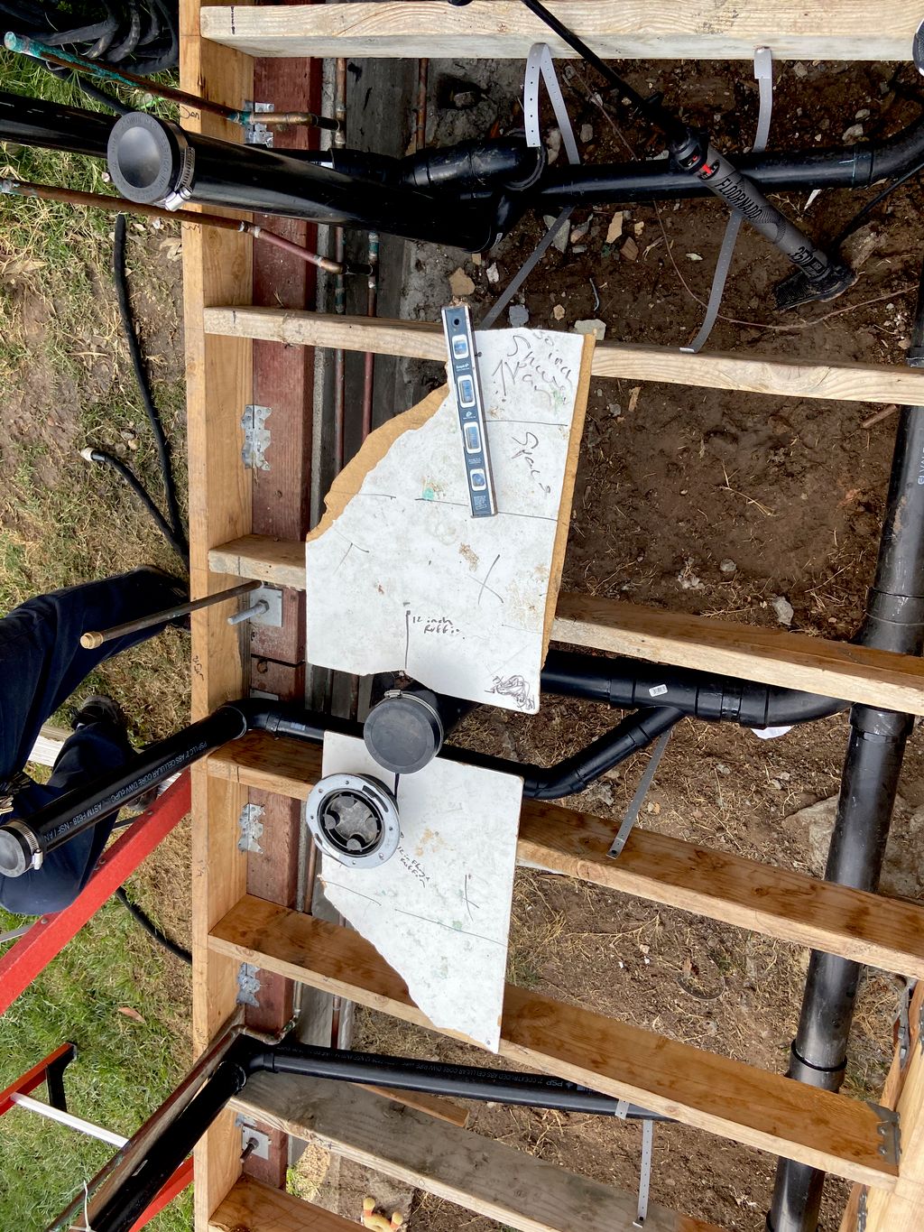 New addition to a house bathroom installation by c