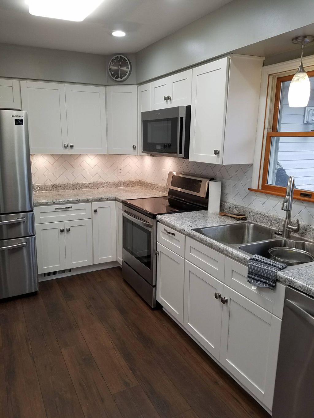 Kitchen remodel. New Cabinets,Countertops,Floor an