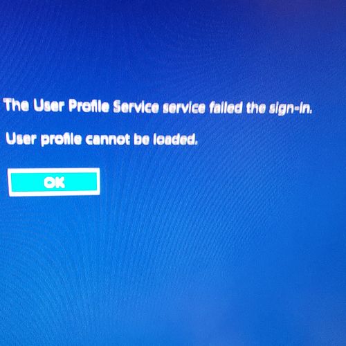 Fixed the common User Profile Service Error