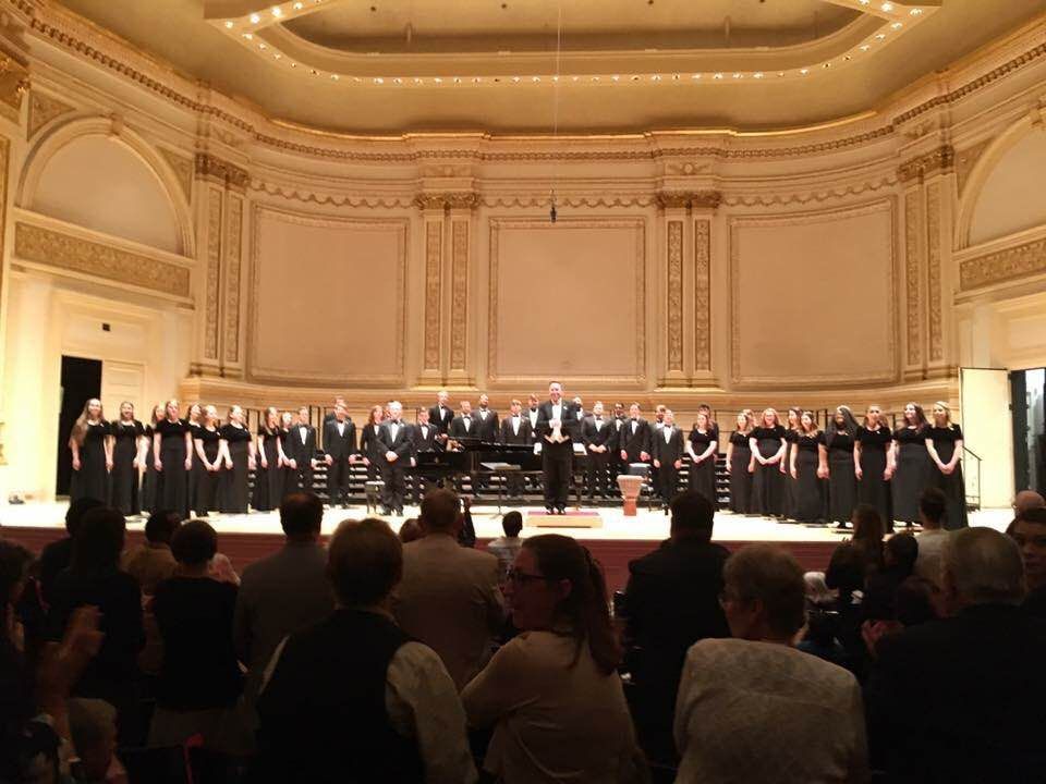 Performing at Carnegie Hall