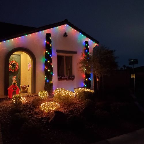 They did a great job with our Christmas lights!