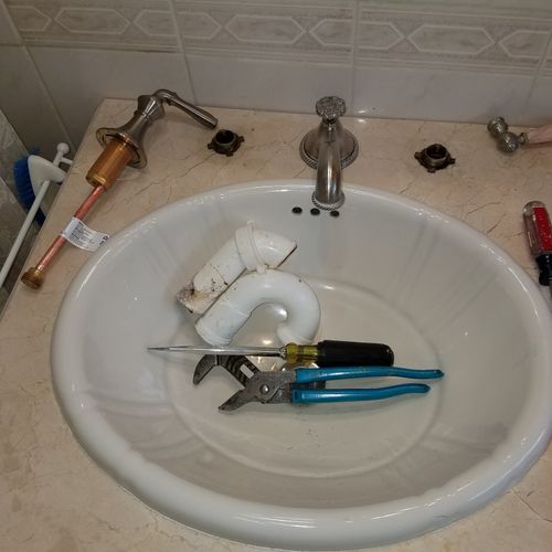 Sink BEFORE new hardware