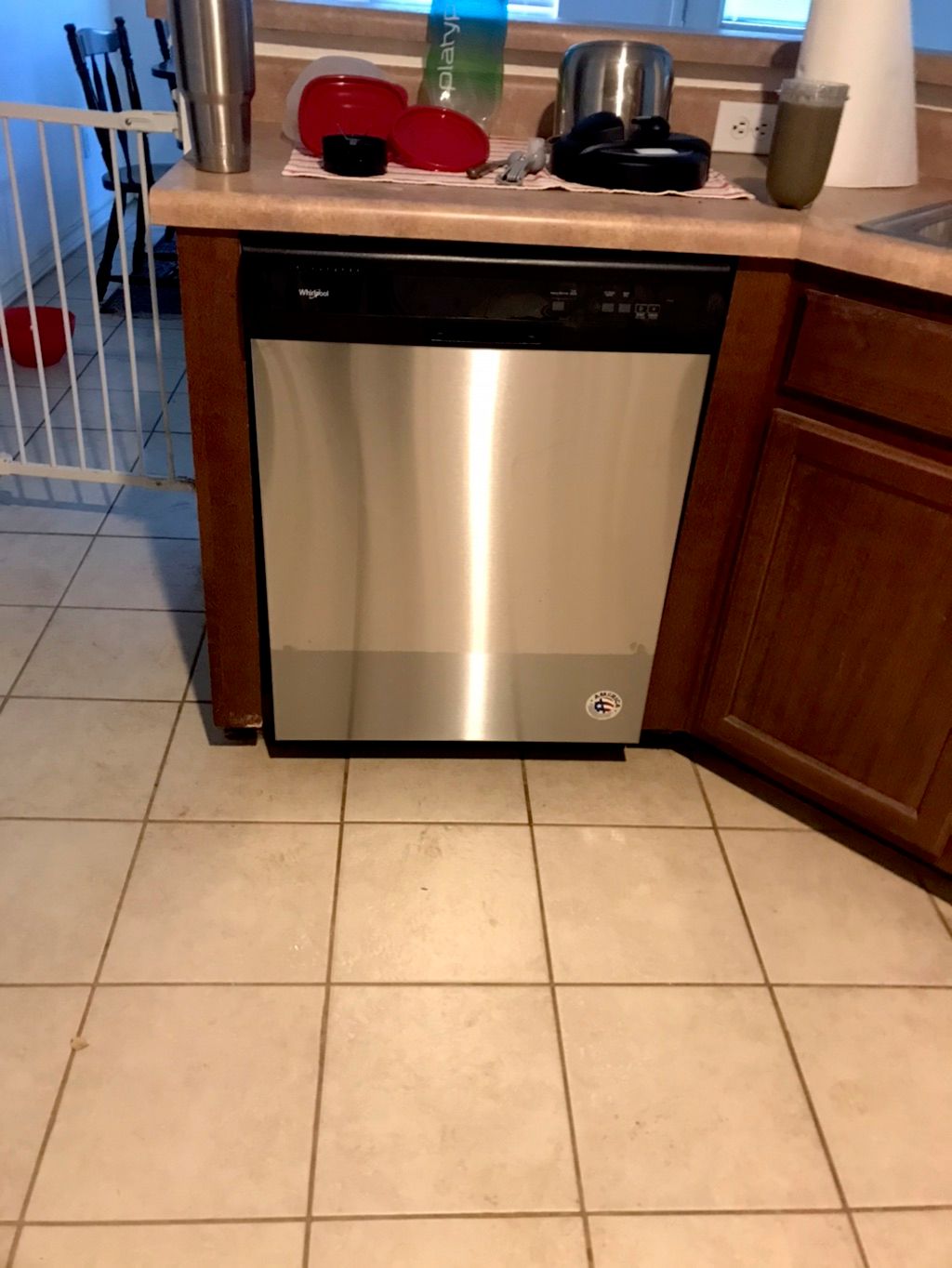 Thank you for installing a new dishwasher for me! 