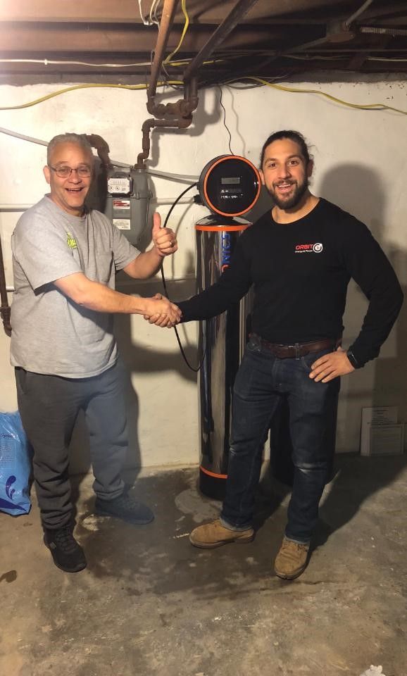 Happy Customer Edwin and our top installer Matt!