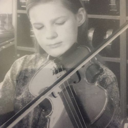 Ally was my first violin teacher and gave me a sol