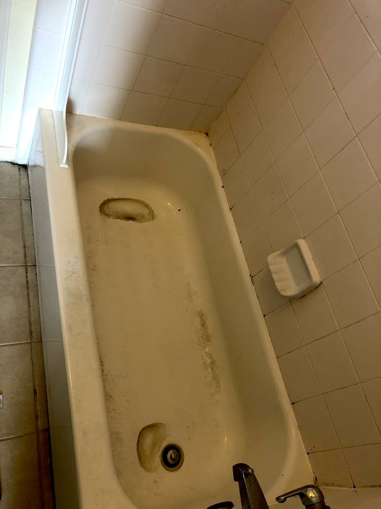 bath tub refinish (before)