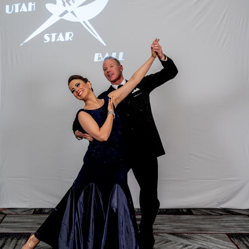 With Pro/Am competitive Ballroom student at Utah S