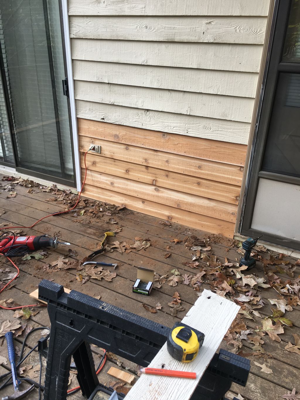 Water Damaged Cedar Siding Repair