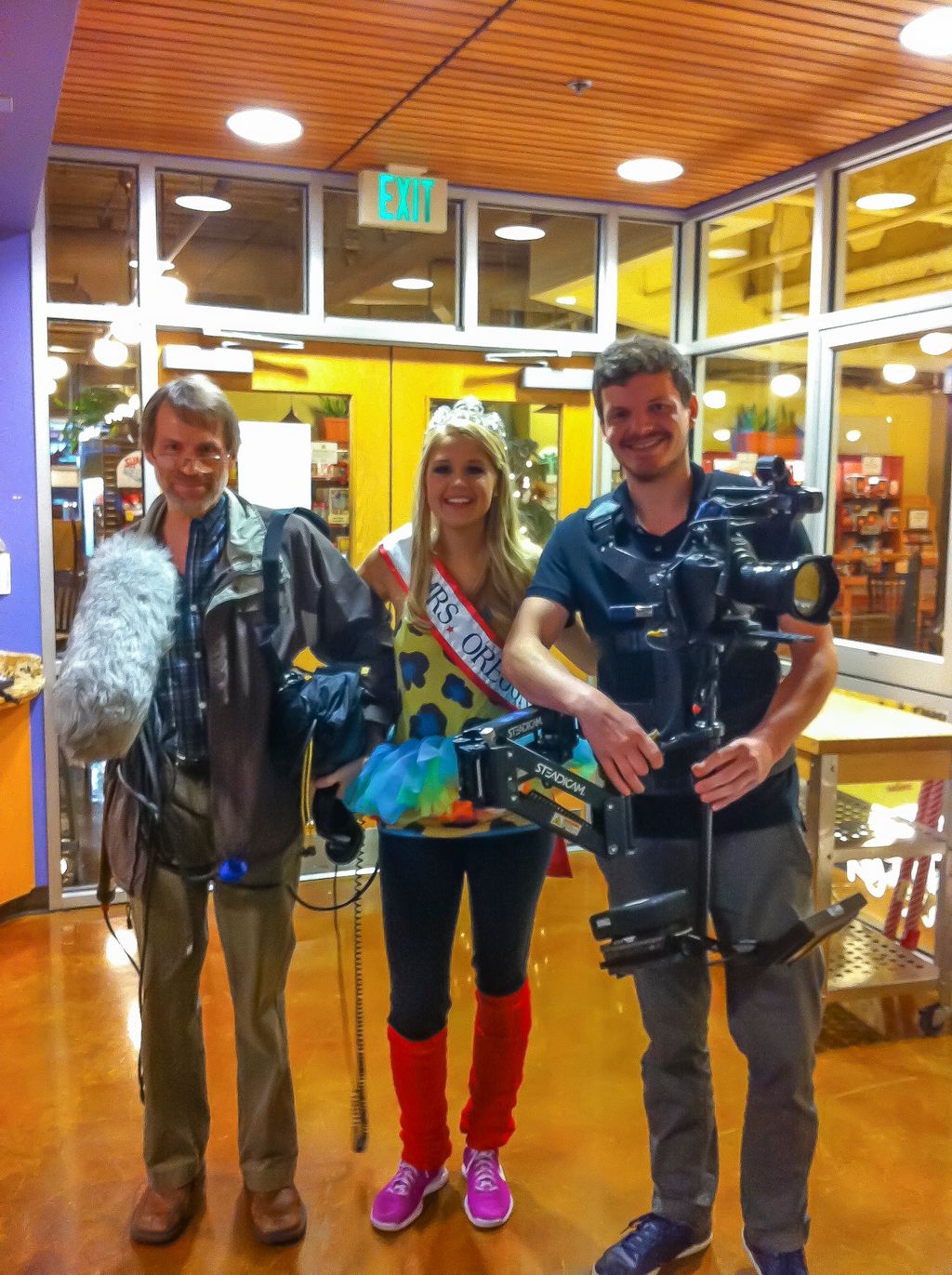 Steve & Will at work with Mrs Oregon