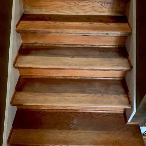 Stair tread replacement (Before)