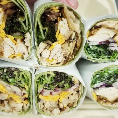 wrap platters are available. 