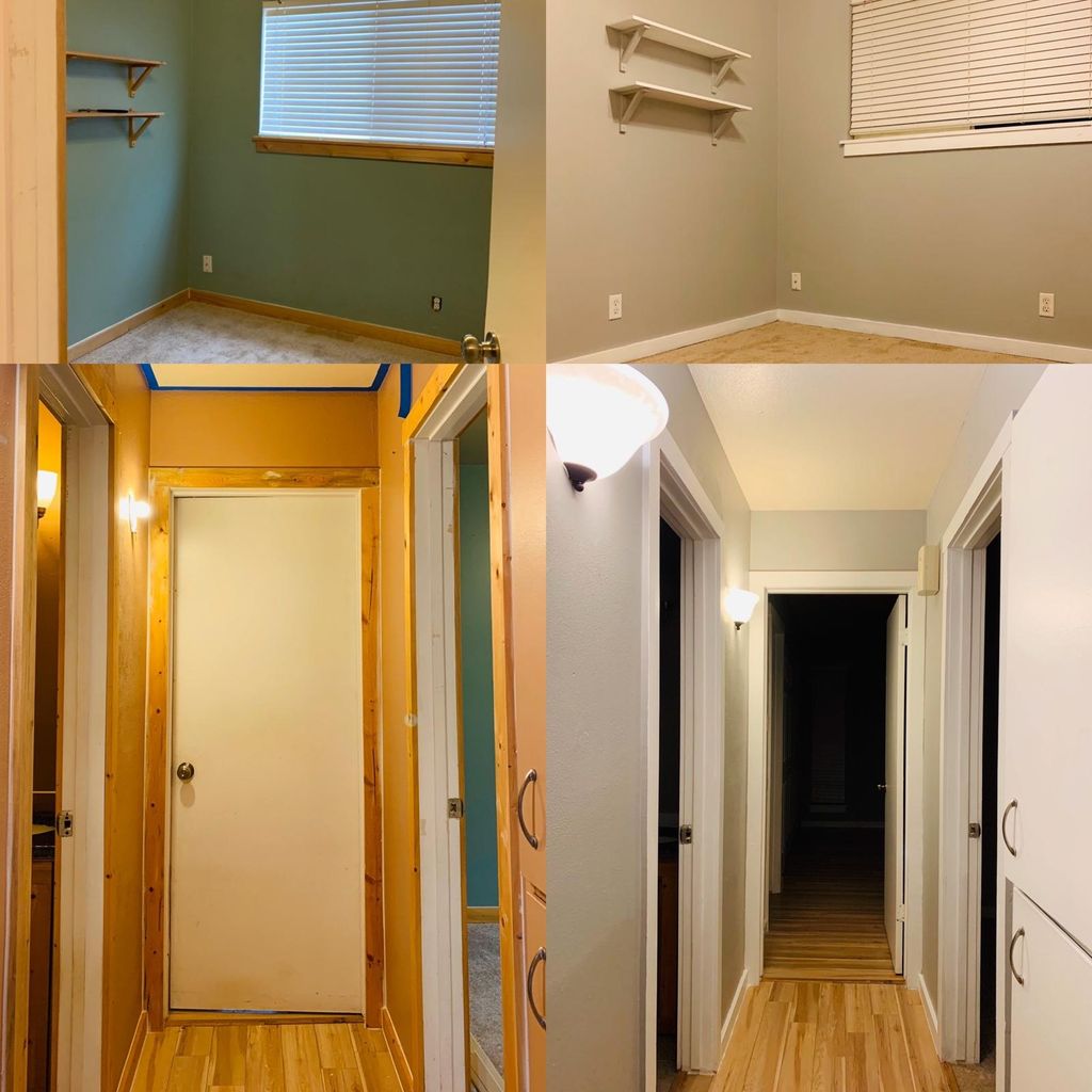 Before and After Interior painting