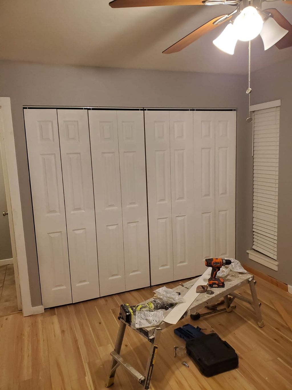 Closet enclosure - Final result