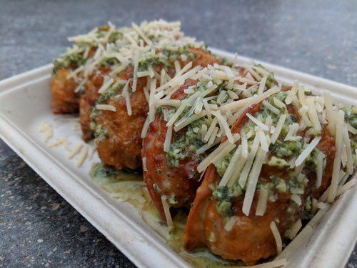 Garlic Parmesan Chicken Dumplings