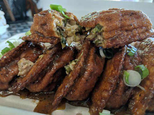 Jerk Chicken Dumplings