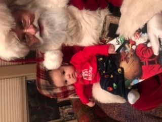 Santa was a real treat for our family and friends.
