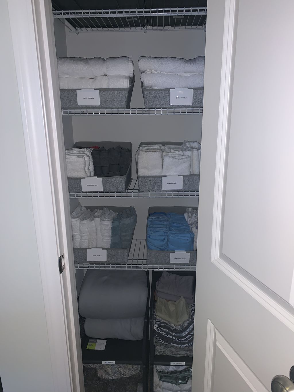 Linen closet after 