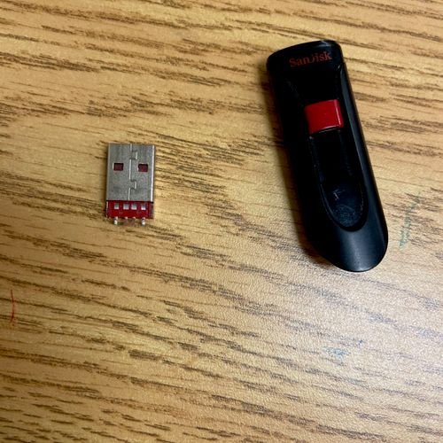 Mr. Shaw allowed me to drop off my flash drive the
