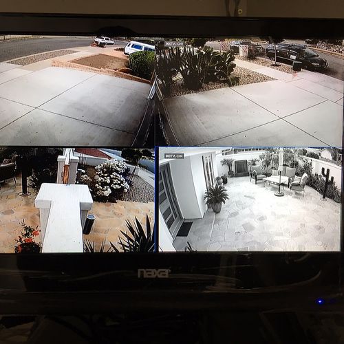 NightOwl DVR System with 4 cameras 
