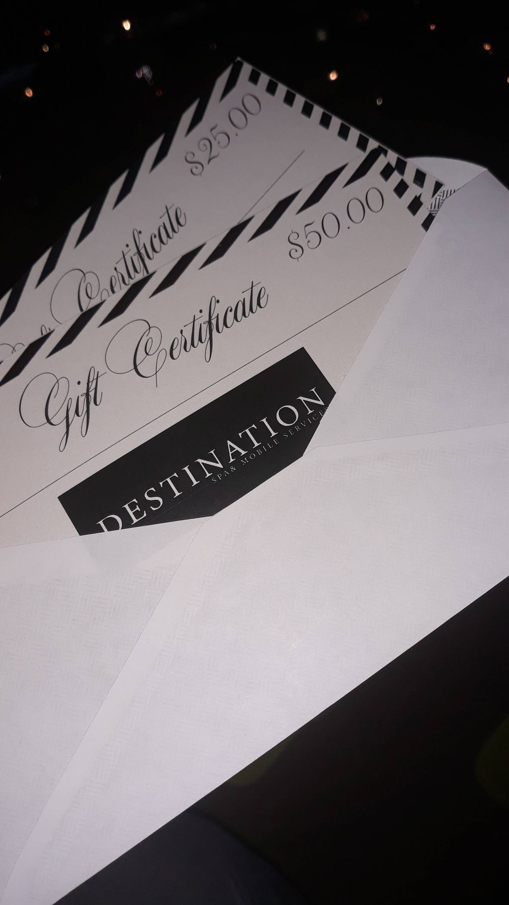 GIFT CERTIFICATES AVAILABLE 