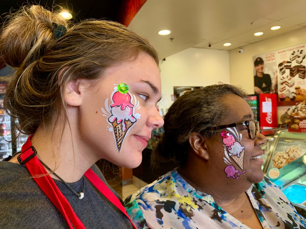 Ice Cream Face Paint