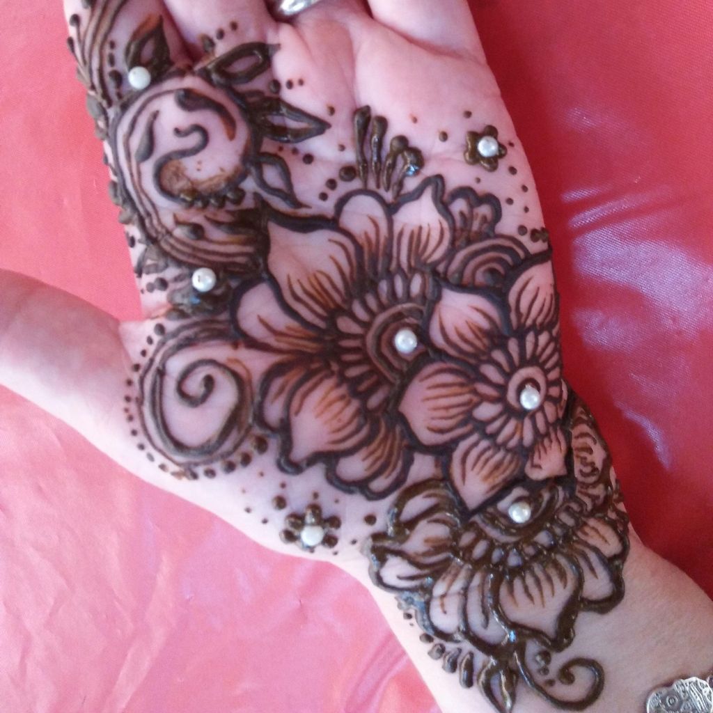 Artistic henna designs