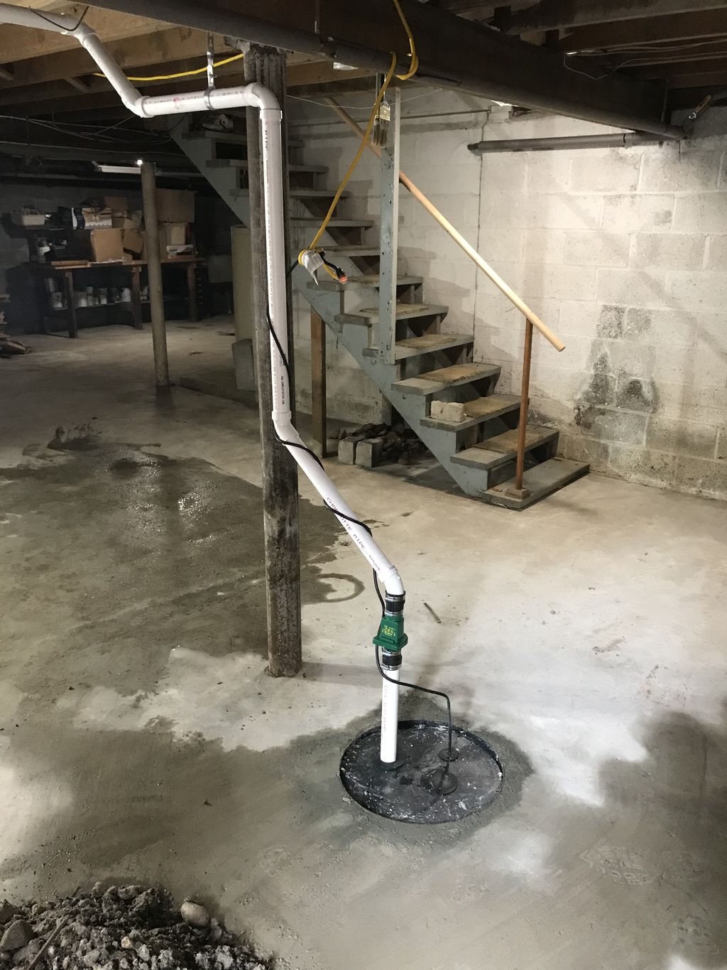 New sump pump