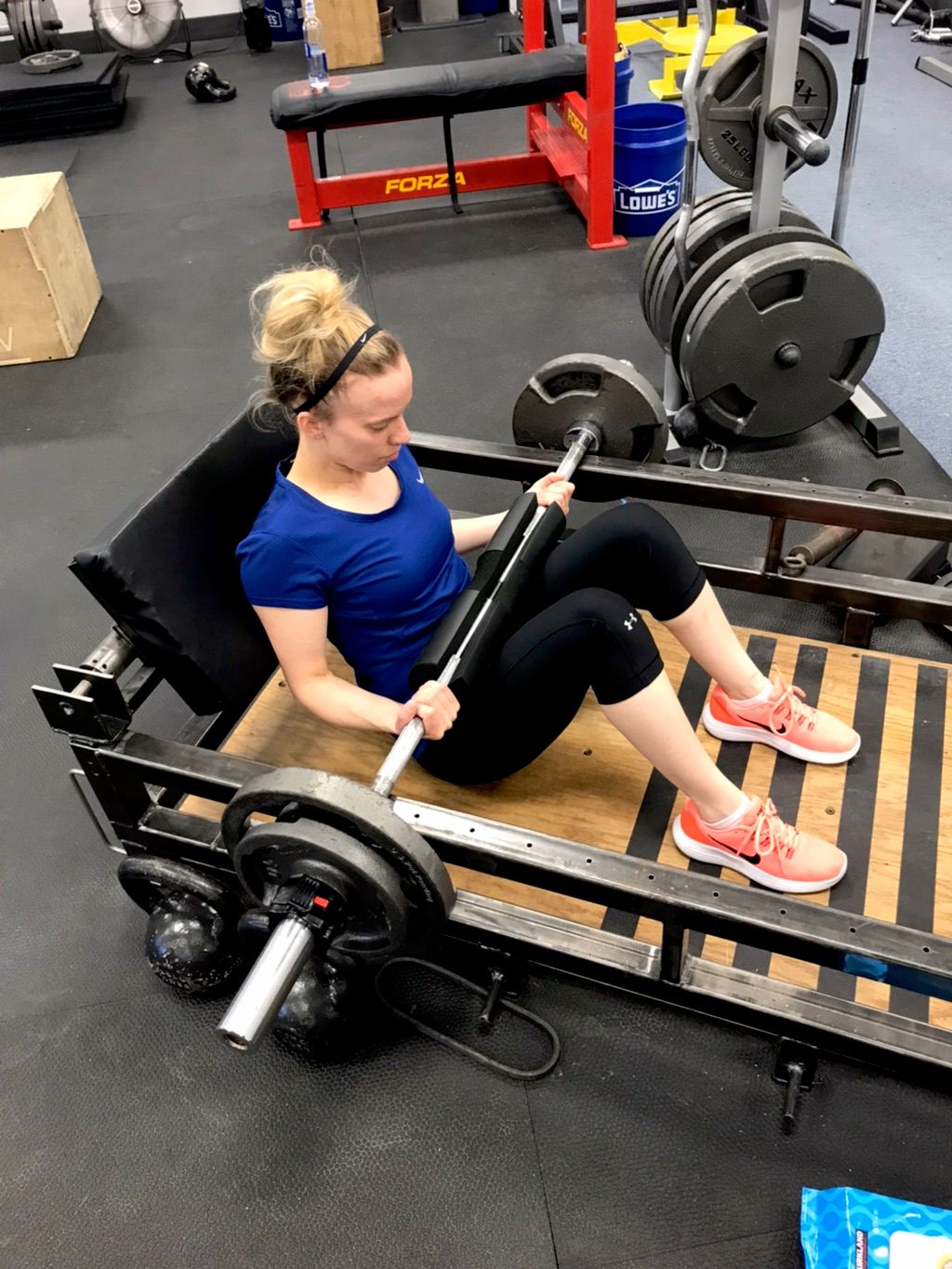 One of my most dedicated clients killing those hip