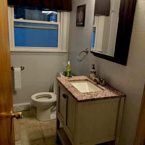 Before - Bathroom Redesign 