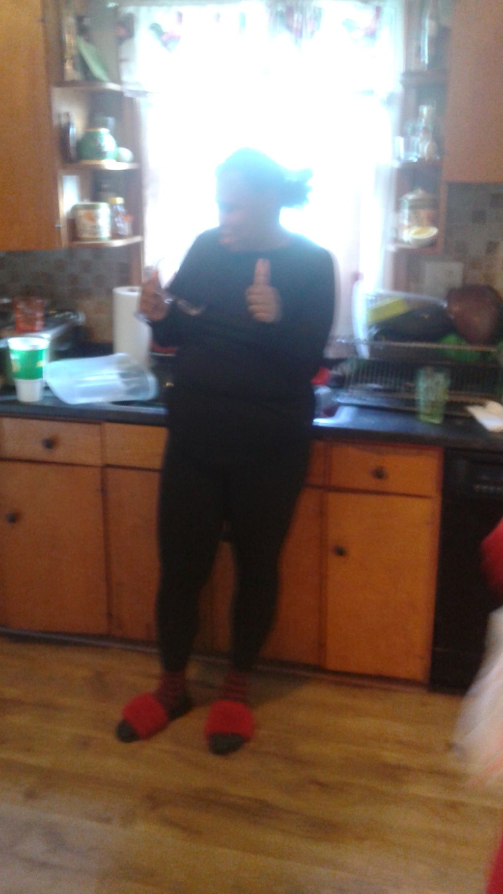 Ms. Jamison Loves her new floor! 