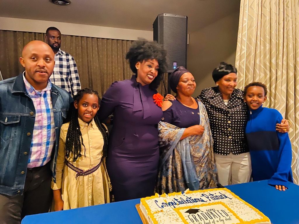 A surprise graduation party for Patrick  in Philad