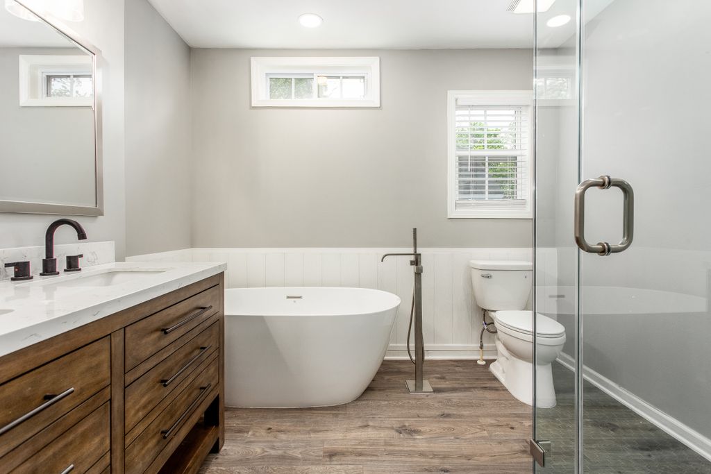 Renovated Master Bathroom
