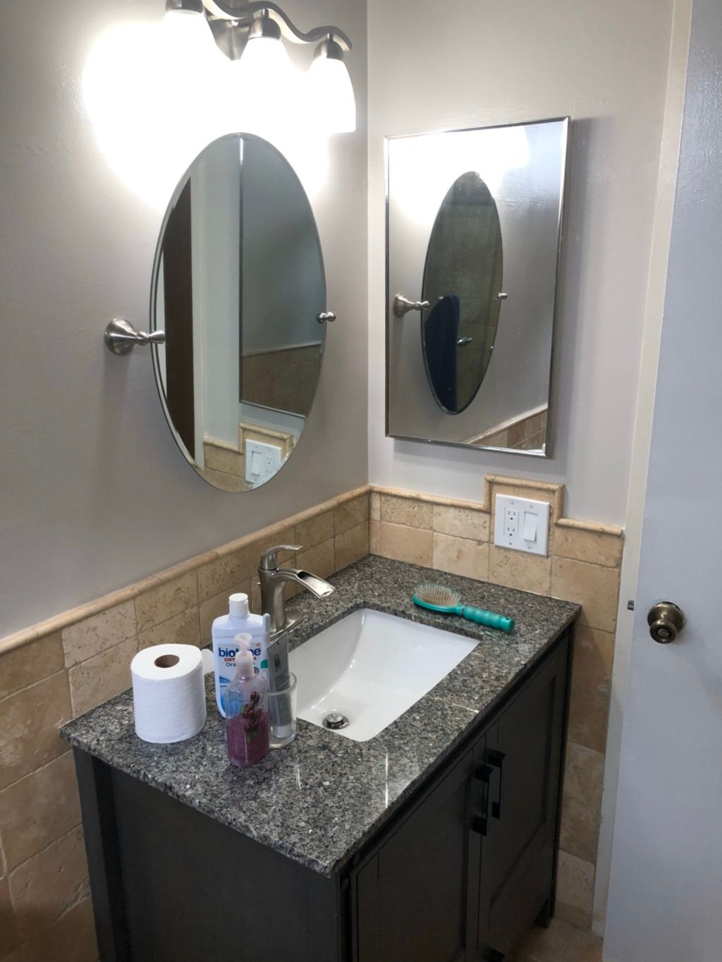 Just get done brand new vanity and stone work on w