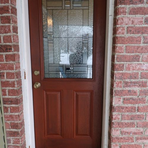 I hired TDSS LLC to replace the front door on my o