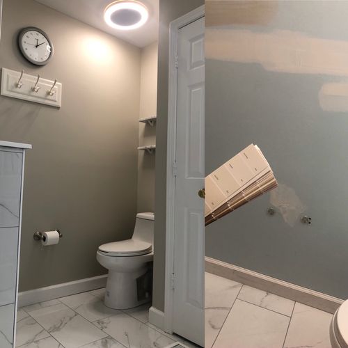 Updated our 90’s master bathroom. They treat your 