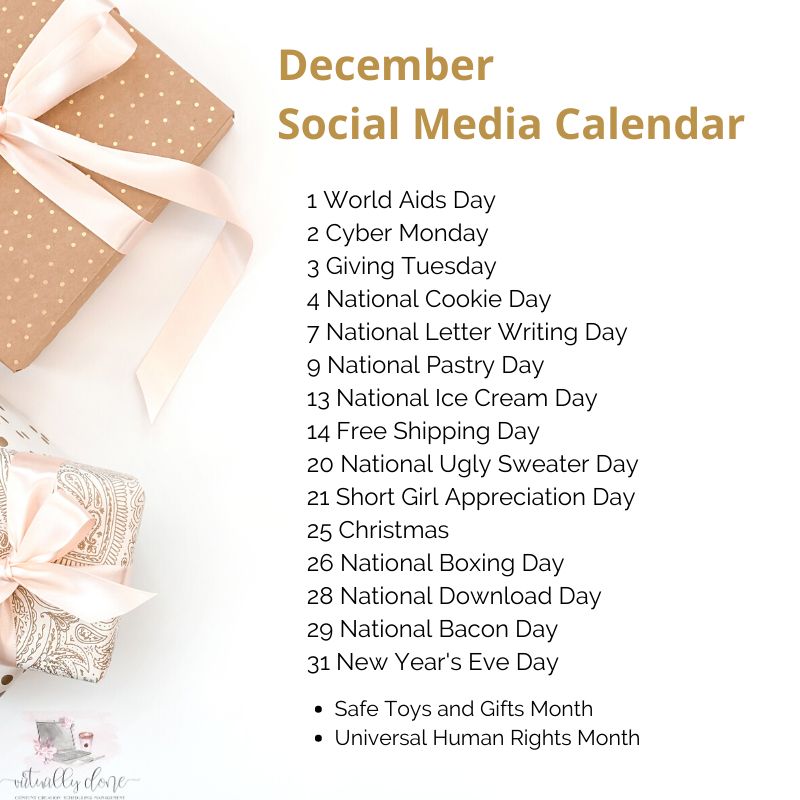 Social Media Calendar