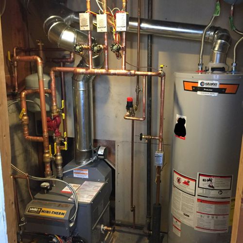 The Mighty "Mini Therm"  Boiler install 