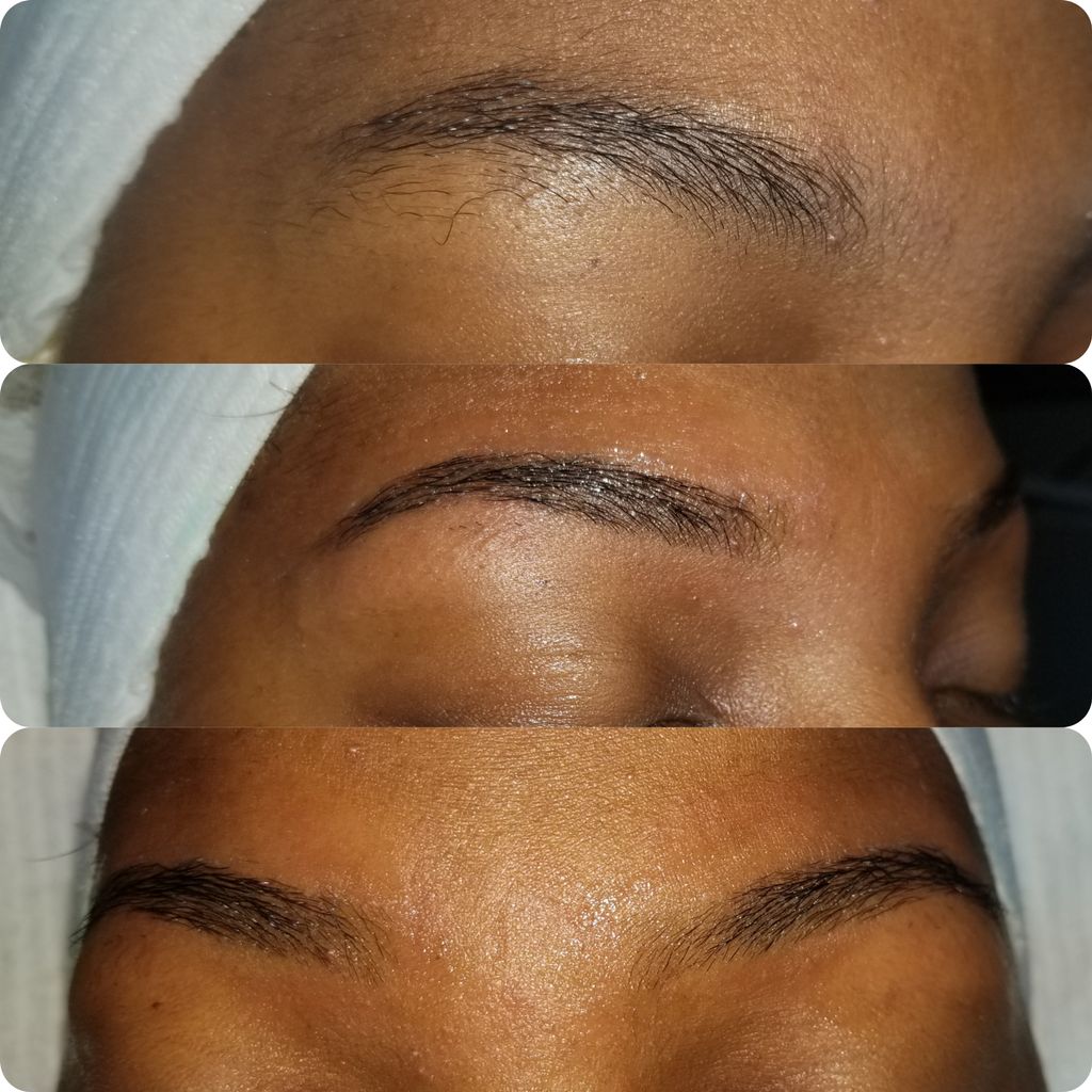Eyebrow wax and tint 