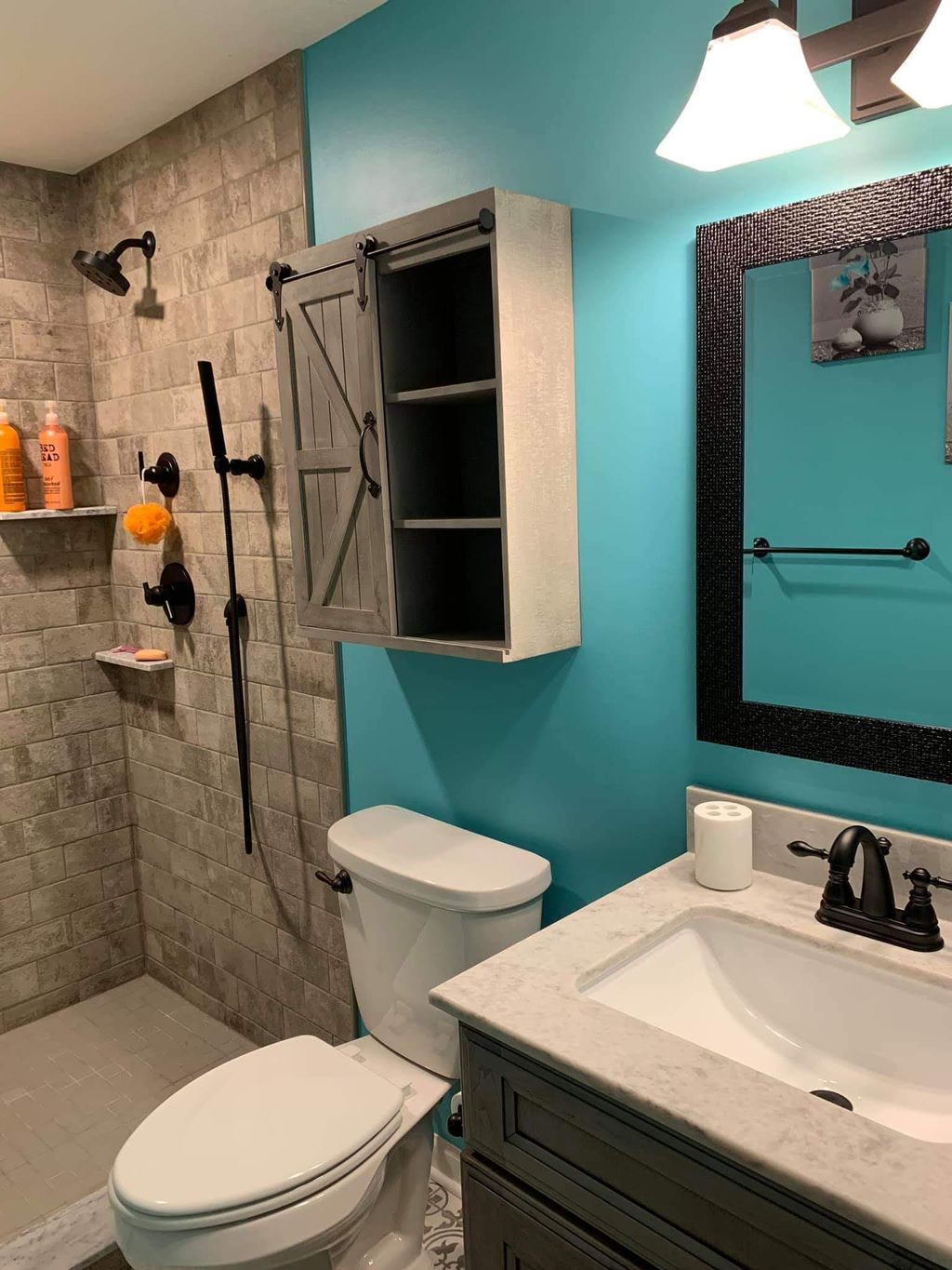 Master bath after remodel