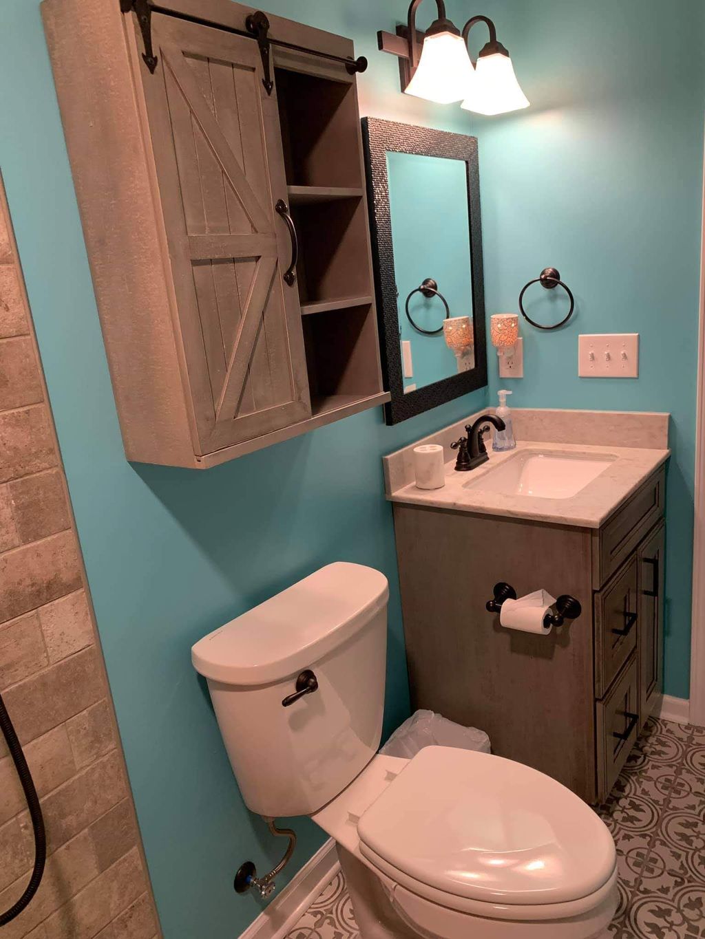 Master bath after remodel